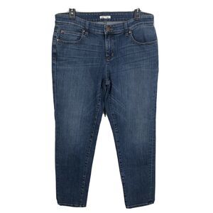 Eileen Fisher High Rise Straight Ankle Jeans